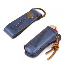 Ayı Kamp Vespa Çakmak & Anahtarlık Seti (Lacivert)